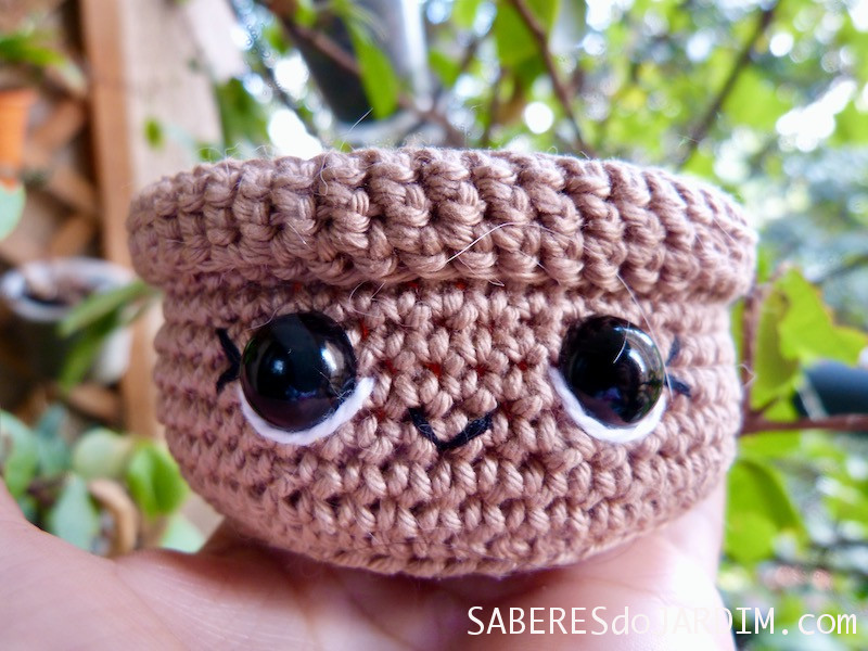 Amigurumis - Vasos de plantas - Sunshine